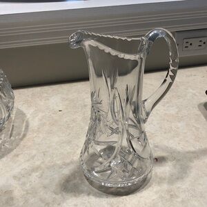 Elegant Clear Glass Pitcher